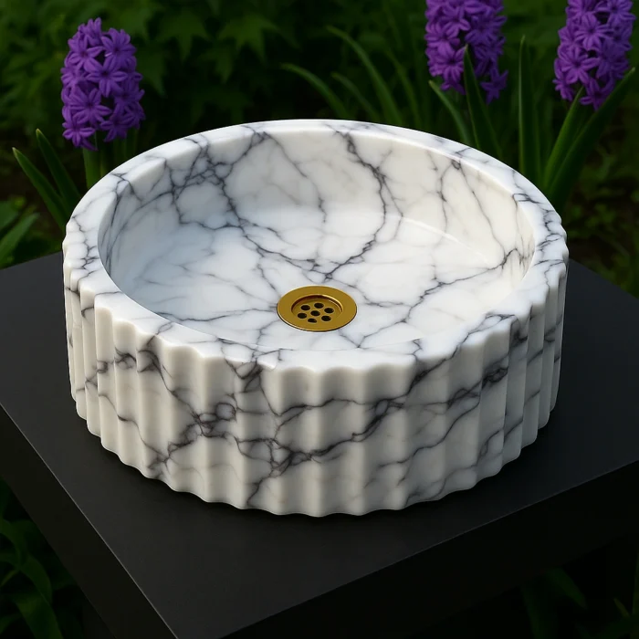 Caldera Doğal Mermer Lavabo