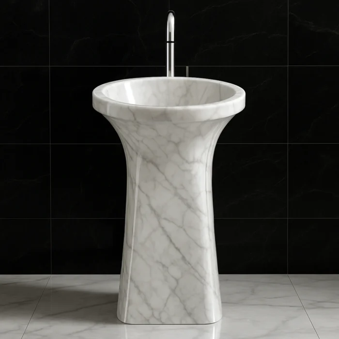 Eleganza Mermer Ayaklı Lavabo