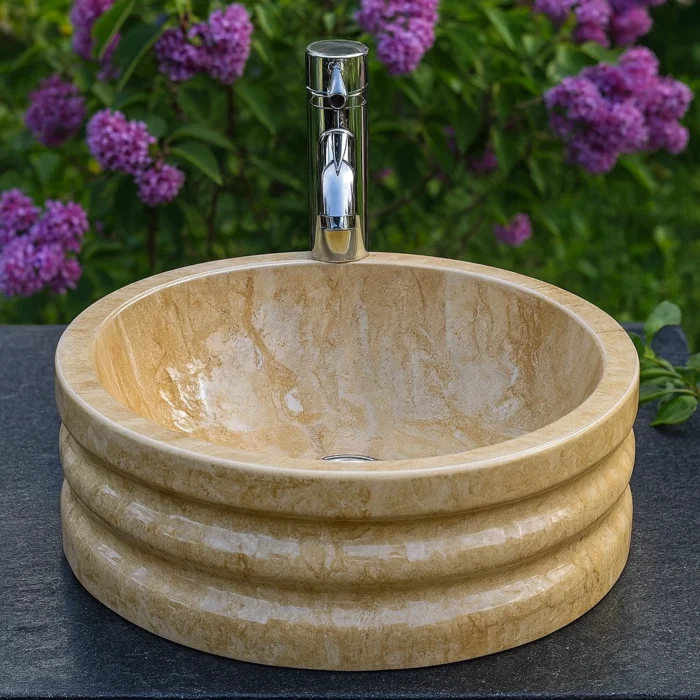 Velora Doğal Mermer Lavabo