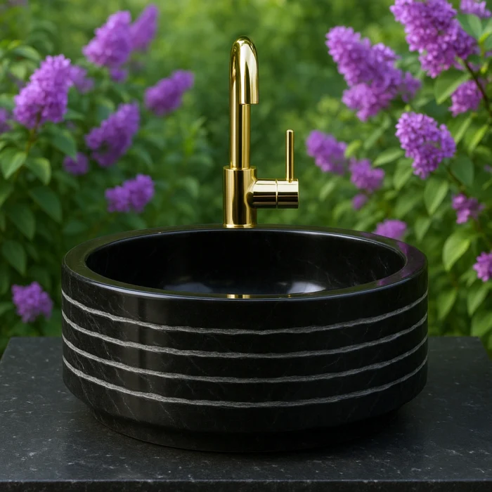 Nero Aura – Mermer El Yapımı Lavabo